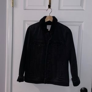 Old Navy Sherpa Lined Denim Jacket